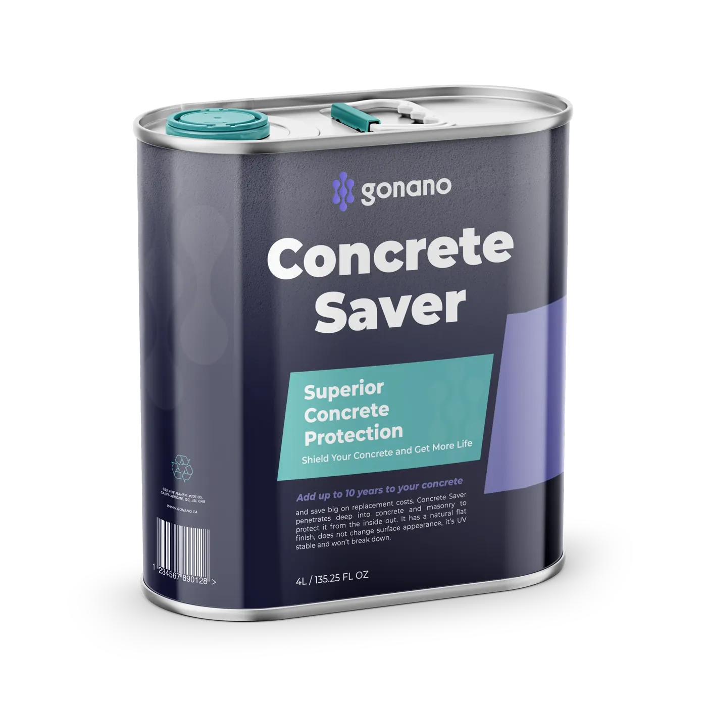 Concrete Saver container