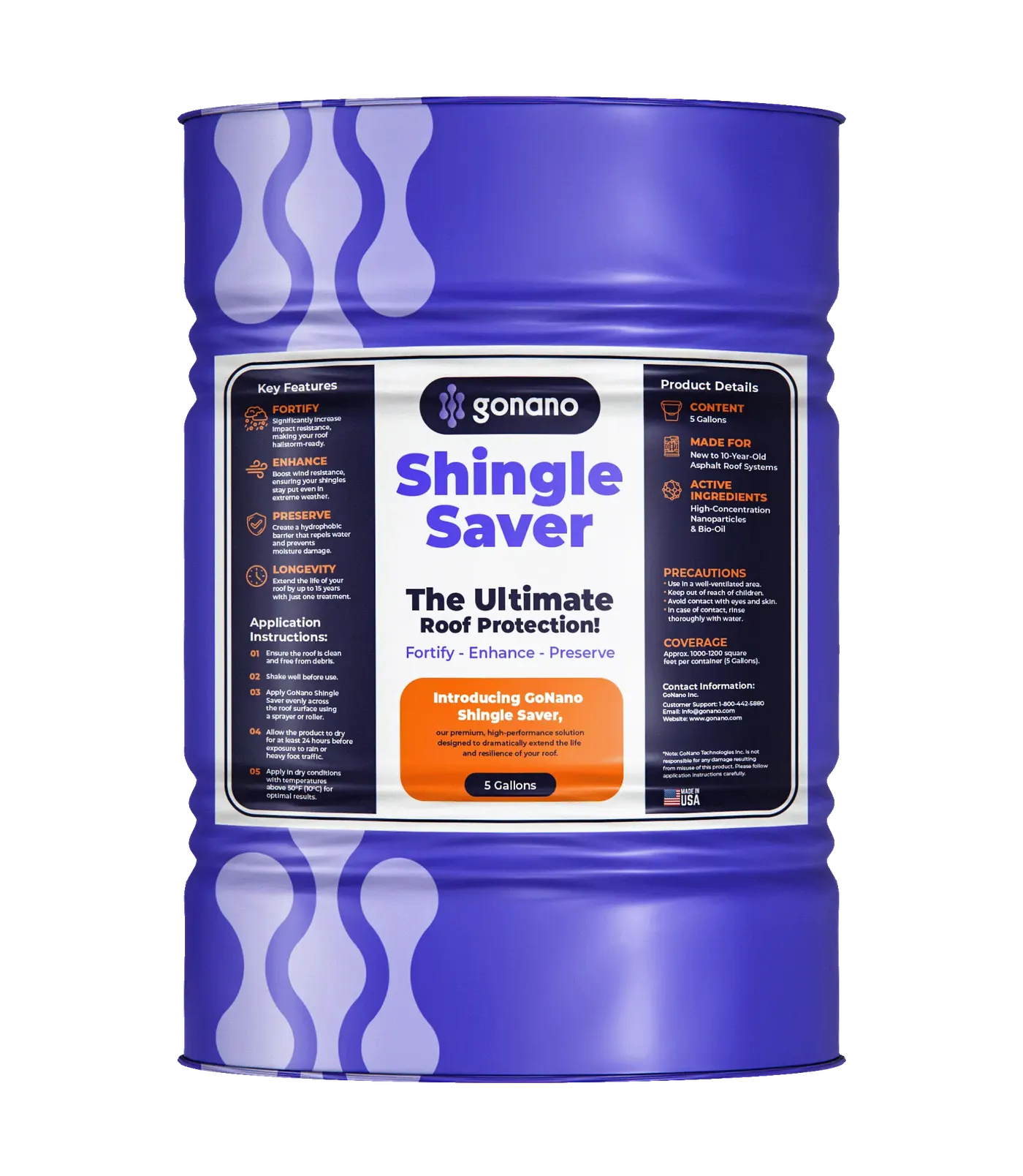 Shingle Saver container