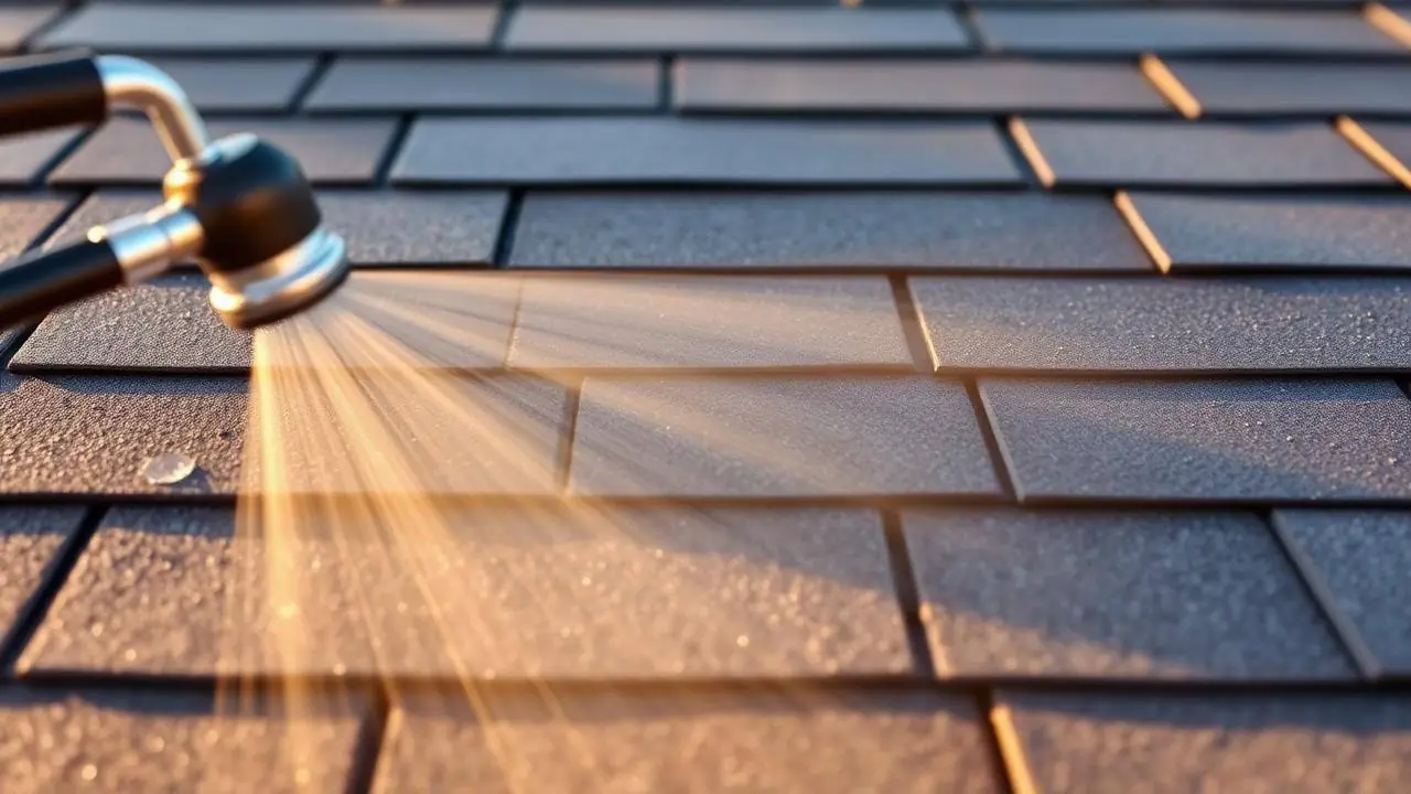 Shingle Saver applied to Asphalt shingles