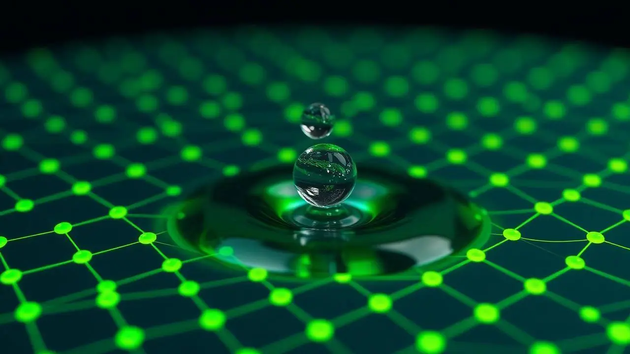 Nano coating molecular visualisation