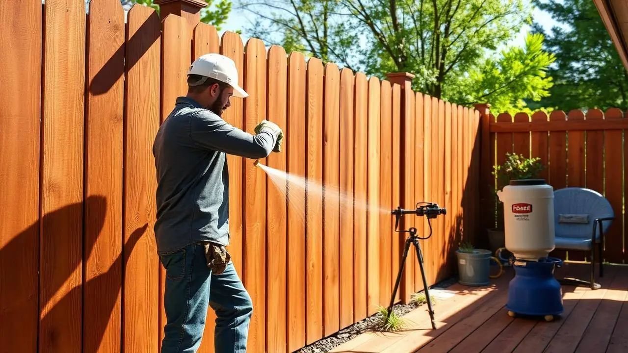 Wood sealer application
